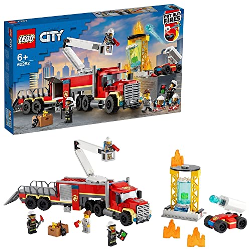 レゴ(LEGO) シティ 消防指令基地 60282 おもちゃ ブロック プレゼント 消防 しょうぼう レスキュー 男の子 女の子 6歳以上