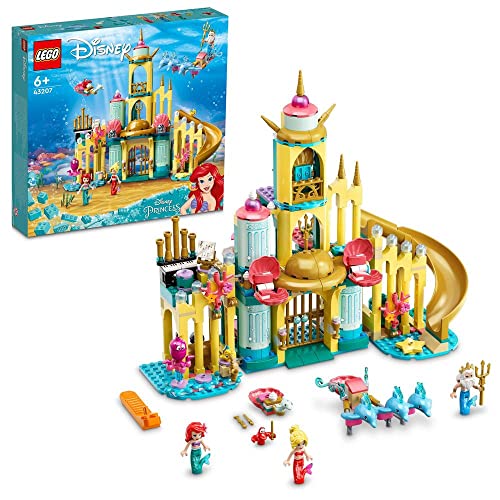 レゴ(LEGO) ディズニープリンセス アリエルの海のお城 43207 おもちゃ ブロック プレゼント お人形 ドール お城 お姫様 おひめさま 女の