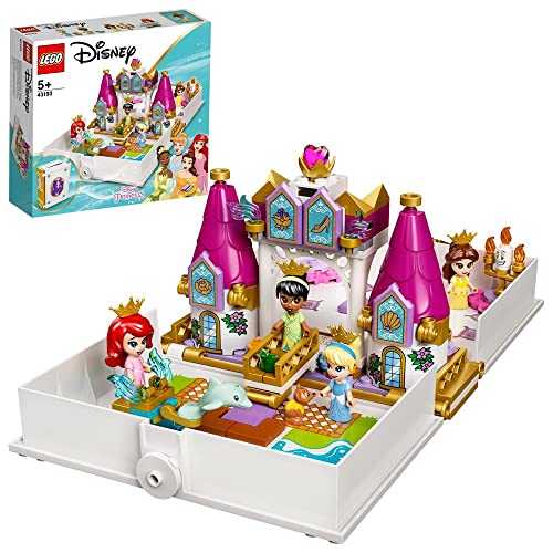 レゴ(LEGO) ディズニープリンセス アリエル、ベル、シンデレラ、ティアナのプリンセスブック 43193 おもちゃ ブロック プレゼント お姫様