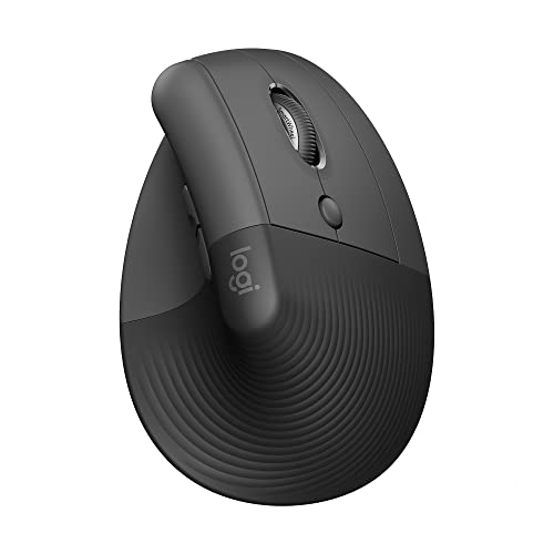 ロジクール ワイヤレス 縦型 静音 エルゴノミック マウス LIFT M800GR Logi Bolt Bluetooth Unifying非対応 smartwheel ワイヤレスマウス