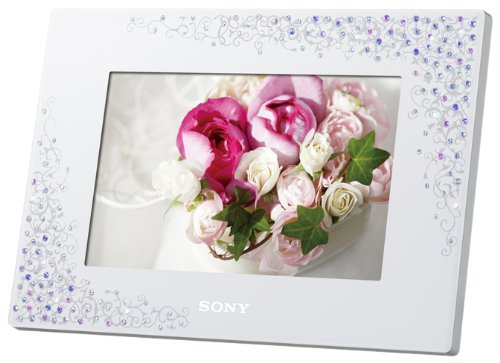 ソニー SONY デジタルフォトフレーム S-Frame D720 7.0型 内蔵メモリー2GB クリスタル & ホワイト DPF-D720/WI