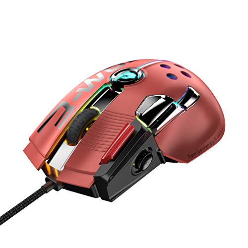 ゲーミングマウス 有線 多ボタン 13個プログラム可能なボタン RGB光学式 Pixart PMW3325 ジョイスティック付き 12000DPI 軽量 握