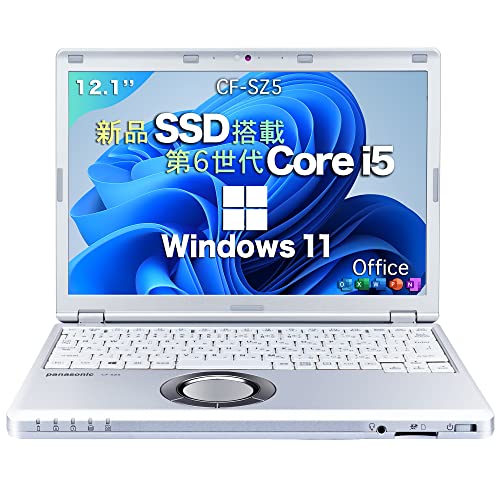 【中古ノートパソコン】ノートPC CF-SZ5 ノートパソコン MS Office Windows11 12.1型 フルHD 第6世代 Core i5 無線LAN laptop 初心者向け