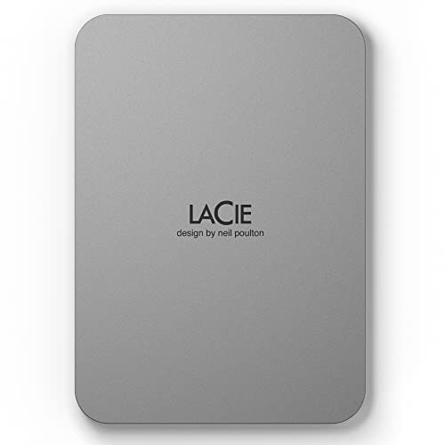 LaCie 外付けHDD ハードディスク 2TB Mobile Drive Mac/iPad/Windows対応 ムーン・シルバー 3年 STLP2000400