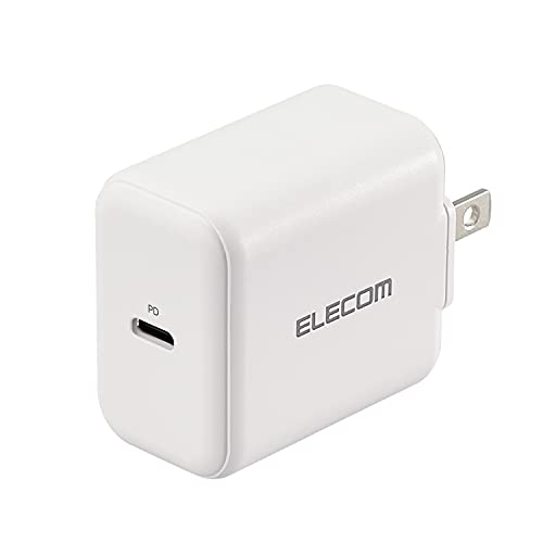 エレコム USB コンセント 充電器 20W ( USB PD対応 ) Type-C×1 【 iPhone ( iPhone13シリーズ対応 ) / Android / タブレット 対応 】 ホ