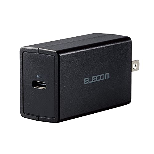 エレコム USB コンセント 充電器 USB PD準拠 30W Type-C×1 ブラック MPA-ACCP15BK