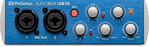 PreSonus オーディオインターフェース AudioBox USB 96 (インターフェース単体, Blue)